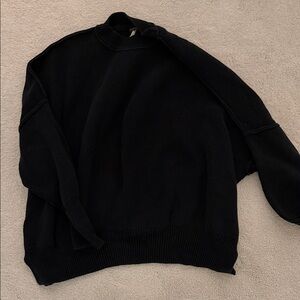 Free People Black Easy Street Tunic XS